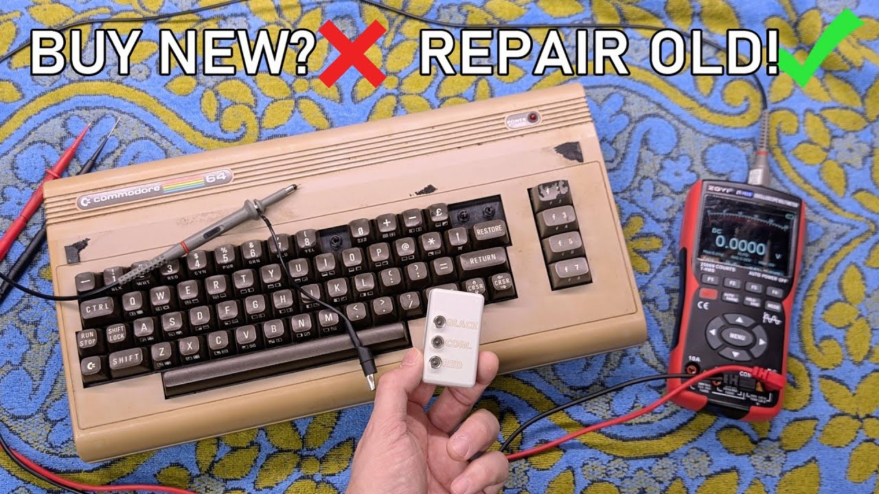 Back to basics: Fixing a 40 year old Commodore 64