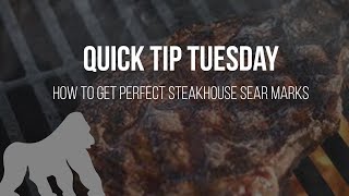 How to Get the Perfect Steak House Sear Marks | Quick Tip Tuesday