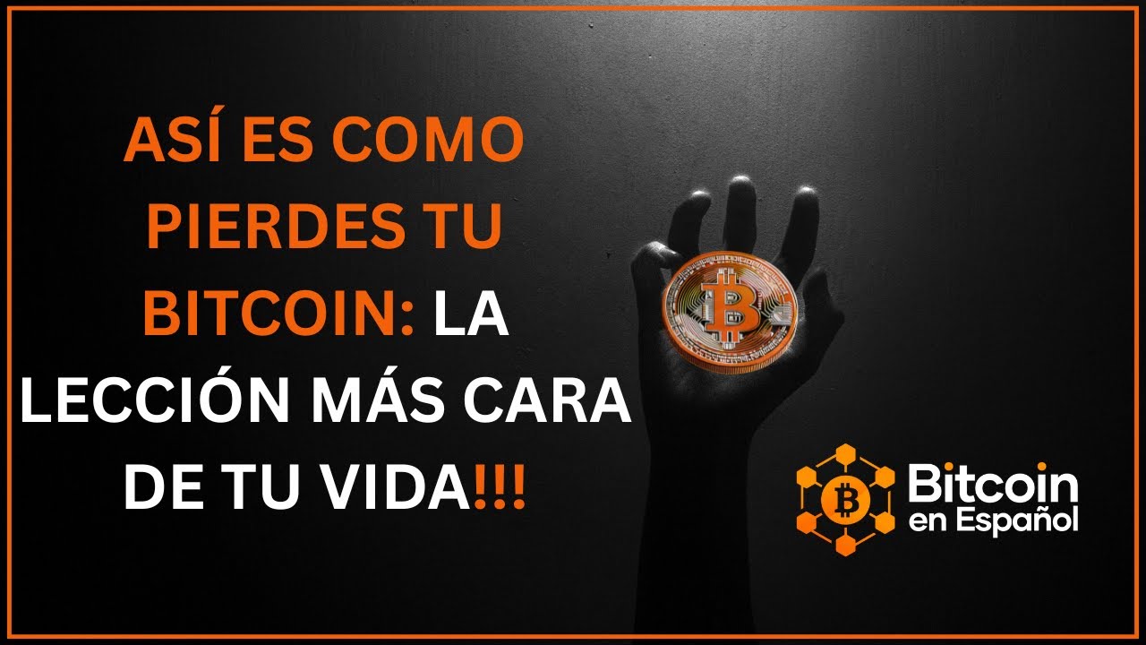 Así es como pierdes tu Bitcoin