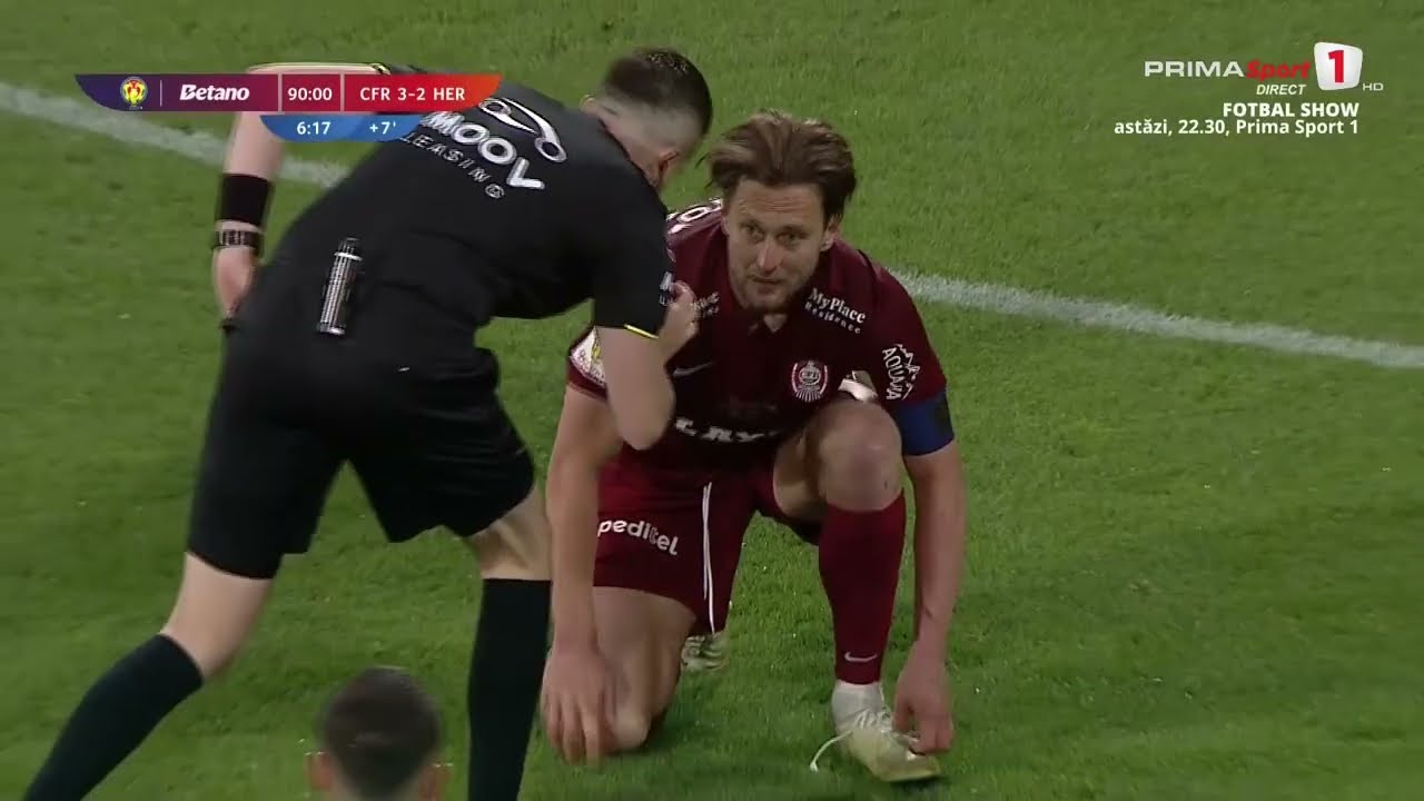 REZUMAT. CFR Cluj - Hermannstadt 3-2. Festival de goluri frumoase și tensiuni în finala Cupei!