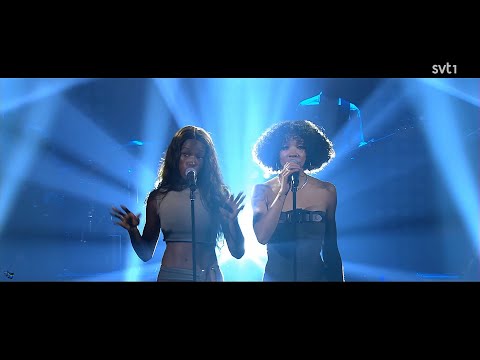 Sabina Ddumba & Janice with Infinite Mass - Under Pressure | Live "På Spåret" 2024