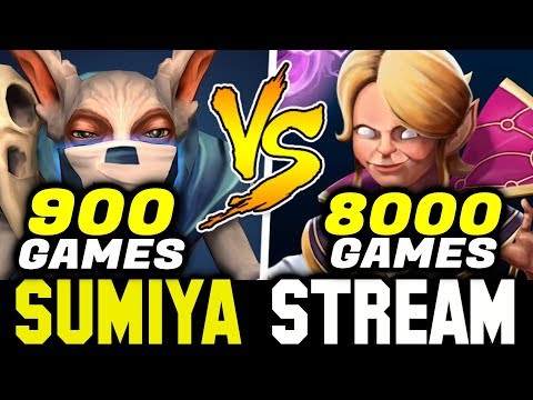 8000 Games Invoker Meets 900 Games Meepo Spammer | Sumiya Invoker Stream Moment #1217