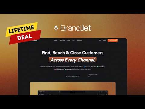 BrandJet Lifetime Deal Review : Cold Outreach + Social Monitoring for $69