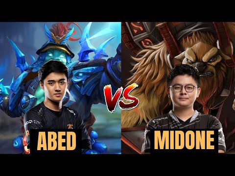 ABED Storm Spirit vs MIDONE Earthshaker MID BATTLE  Dota 2 - 7.22 Pro Gameplay