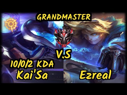 FLA brTT (KAI'SA) vs EZREAL - 10/0/2 KDA BOTTOM ADC GAMEPLAY - BR Ranked GRANDMASTER