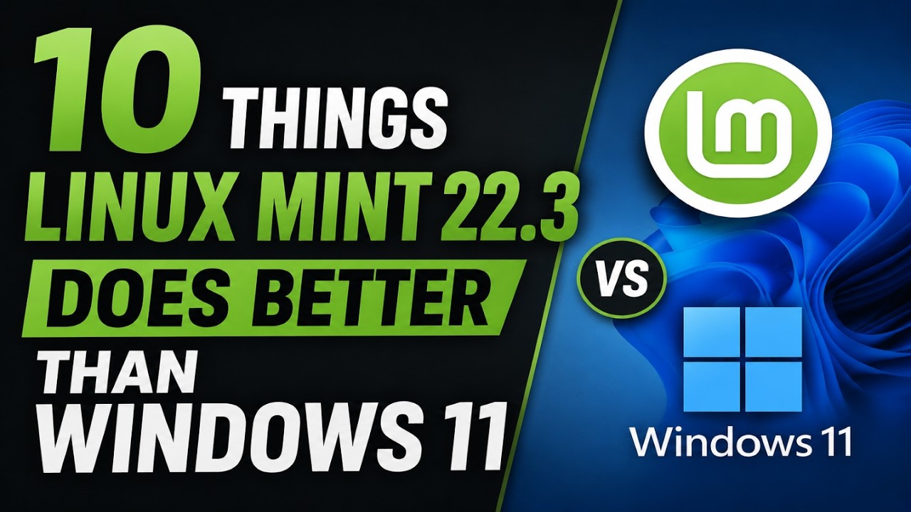 10 Things Linux Mint 22.3 Zena Does Better Than Windows 11
