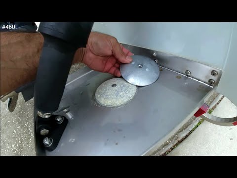 Replacing Trim Tabs Sacrificial Zinc Anodes on the Crooked PilotHouse Boat