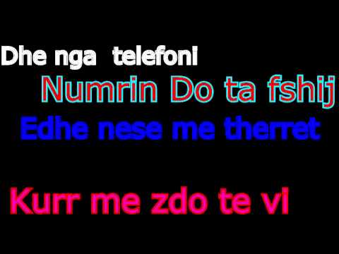 Red bloody - Mos me Thir + Teksti