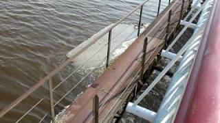 preview picture of video 'Potvynis, upė Šventoji, Kavarskas, Aukštaitija 2010 pavasaris, Kavavarsko hidroelektrinė 1'