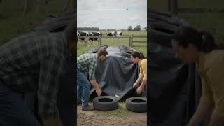 O segredo pra guardar comida pro gado o ano todo! #agronomia #silagem #pecuaria #roca