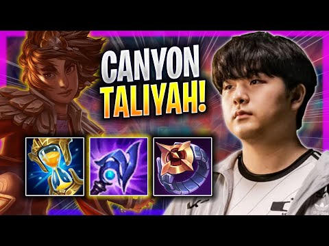 CANYON IS SO GOOD WITH TALIYAH! - DK Canyon Plays Taliyah JUNGLE vs Nidalee! | Season 2023