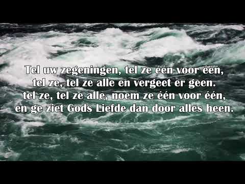 'Tel Uw Zegeningen'  met Tekst- Twee Mannenkoren | Johannes de Heer 256 | Koor Geestelijke Liederen