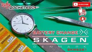 HOW TO CHANGE BATTERY FOR SKAGEN WATCH