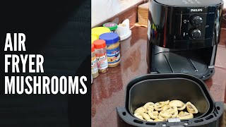 Air Fryer Mushrooms Recipe | Quick & Easy | Garlic Mushrooms in Air Fryer