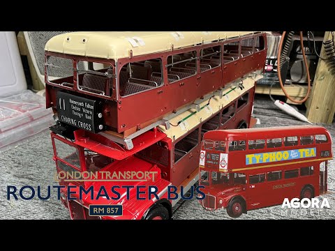 Build the London Transport Routemaster Bus RM857 1:12 Scale - Pack 9 - Stages 81-85
