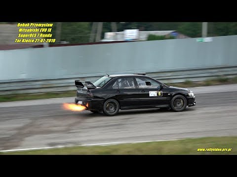 Bobak Przemysław - Mitsubishi EVO VII - SuperOES 7 Runda  Tor Kielce 27-07-2019
