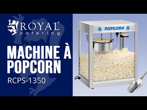 Vidéo - Machine à popcorn - Inox