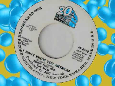 BENNY TROY - I DON'T KNOW YOU ANYMORE (20TH CENTURY) #NORTHERN SOUL CANADA