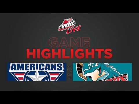 WHL Highlights: Americans (1) at Rockets (3) - February 20, 2023