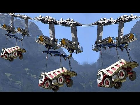 10 Extreme Dangerous Idiots Dump Truck Operator Skill - Fastest Climbing Truck Driving