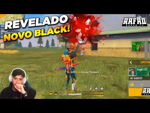 RAFÃO REVELA NOVO BLACK AO VIVO NO FREE FIRE (Rafão clips)