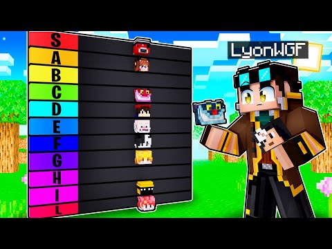 VOTO I MIEI AMICI DAL PEGGIORE AL MIGLIORE! TIER LIST SU MINECRAFT!!