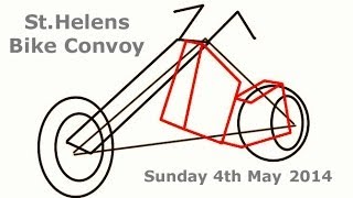 preview picture of video 'Biker Convoy - St.Helens (Sunday 4th May 2014)'