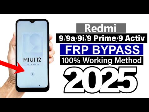 Redmi 9/9a/9i/9 Prime/9 Activ - Google Account/ FRP Bypass - 100% Working (Without Pc)