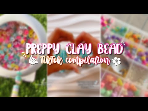 Preppy Clay Bead Bracelets ✨||  TikTok Compilation 💕