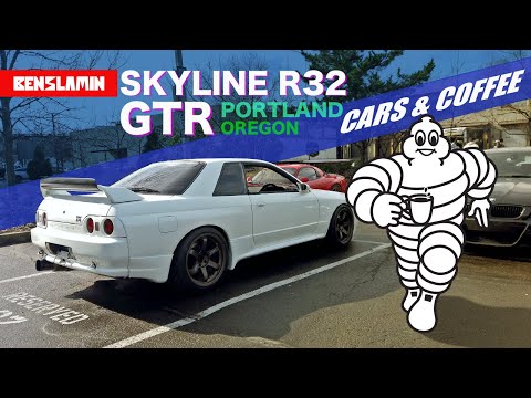 Brought my Nissan Skyline R32 GTR to a mini Cars & Coffee meet Portland OR