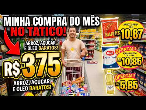 ACHEI O SUPERMERCADO MAIS BARATO DE GOIÂNIA! "Enchi o carrinho com apenas R$ 375" 😱