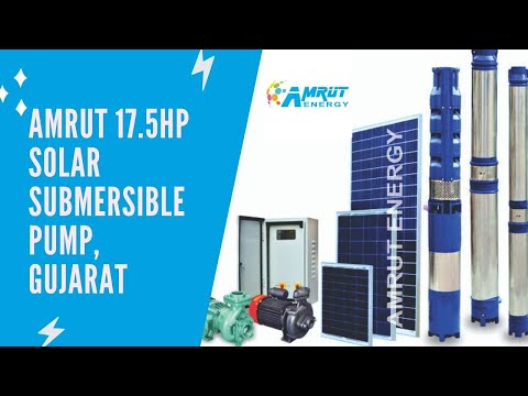 Amrut energy centrifugal submersible 15 hp solar pump, for c...