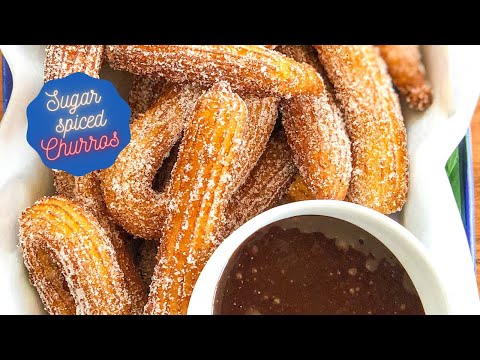 Sugar spiced Churros- A crispy fried dough with a spiced sugar coating- best way to celebrate 2021