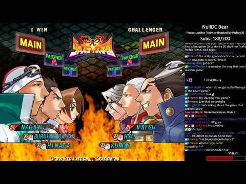 Project Justice Community Tournament #4 - Crow Projustice vs Obsideres [4K/60fps]