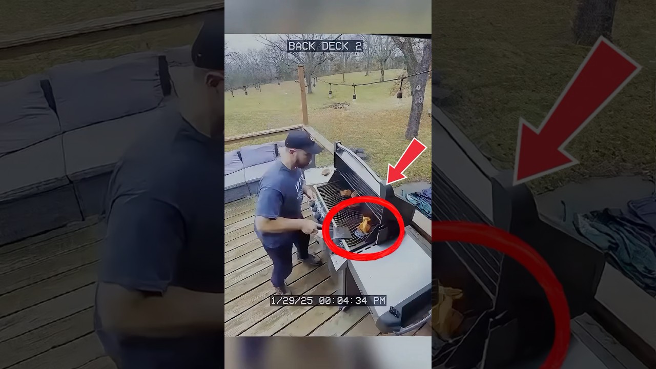 焼いていたのはステーキじゃなくて...スマホだった😱