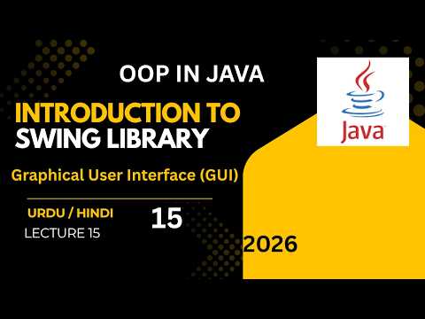 Introduction To Java Swing Gui In Java Explained Java Swing Tutorial Lecture 15 Urduhindi