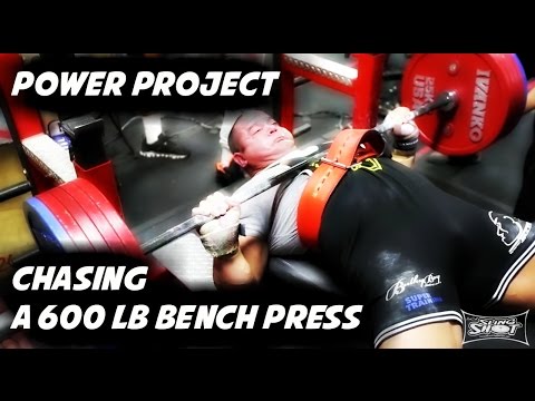 600 lb Bench Press | Power Project | Mark Bell