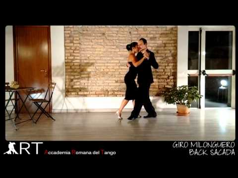 L'Accademia di TANGO ON-LINE - giro milonguero back sacada