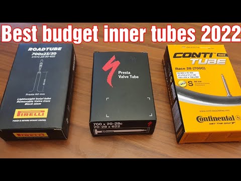 Unboxing and weight of the best low budget inner tubes of 2022