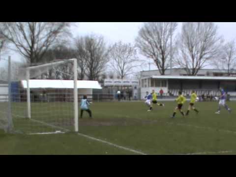 Doelpunt Danny Haasdijk (vv Rijsoord D1)