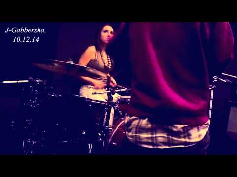 J-Gabbersha - is playing on Drums (improvisation jam during rehearsal 10.12.14)