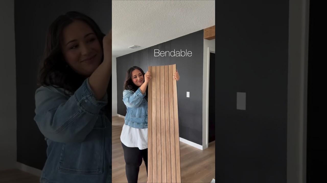 Easy Peel & Stick Wood Paneling – Transform Any Wall in #interiordesign