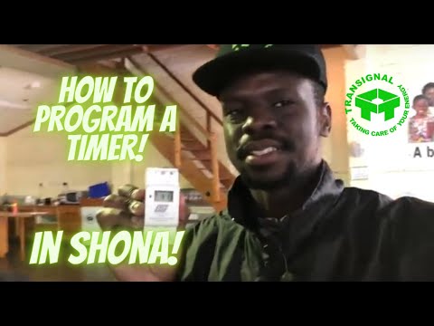 HOW TO PROGRAM A TOP TRONIC DIGITAL GEYSER TIMER IN SHONA !