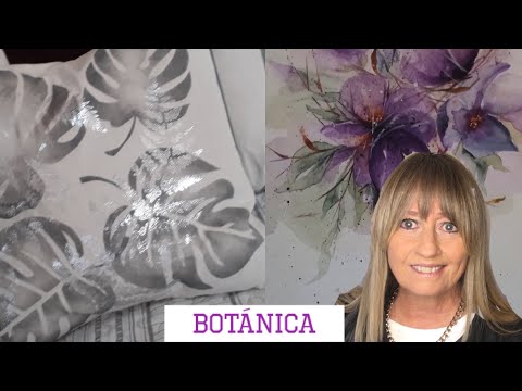 ManosalaObraTv 2020 Program 34 - Botanical Inspiration - Painting Pillows - Painting Flowers - Pa...