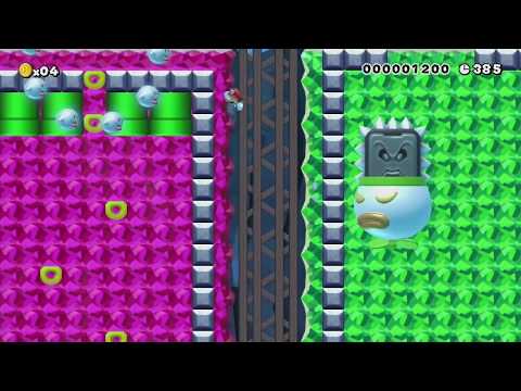 Up and down labyrinth by jason - SUPER MARIO MAKER - NO COMMENTARY 1bi