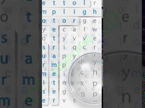 Puzzle Words: Search, Hidden