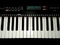 Jaanu The Life Of Ram Full Song NOTES IN DESCRIPTION On Piano By Pujith Ram