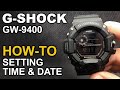 Gshock GW-9400 Rangeman - Watch Setting Tutorial
