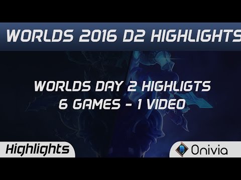 SKT vs C9 | FW vs IM | TSM vs SSG | RNG vs SPY | H2K vs ITZ | EDG vs AHQ Worlds 2016 D2 Highlights