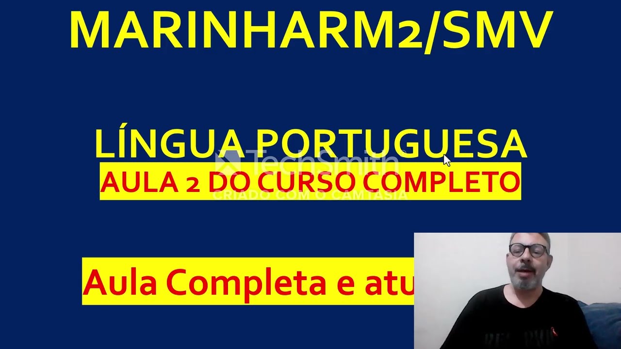 SMV RM2 Marinha Aula 2 Língua Portuguesa
